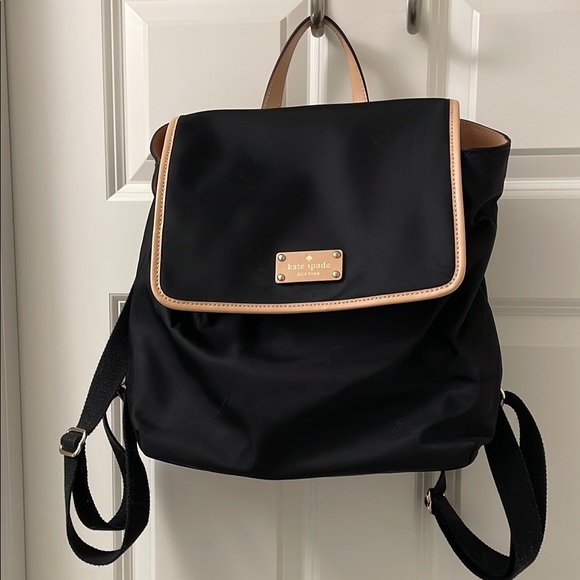 kate spade Handbags - Kate Spade black nylon backpack